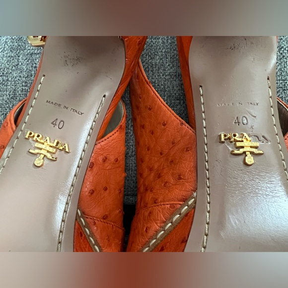 Prada leather sling backs - Picture 8 of 8